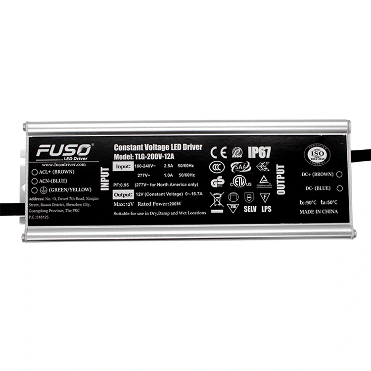كيف يمكن لمشغل LED عالي الجهد PF 12V 200W تحسين أداء الإضاءة؟