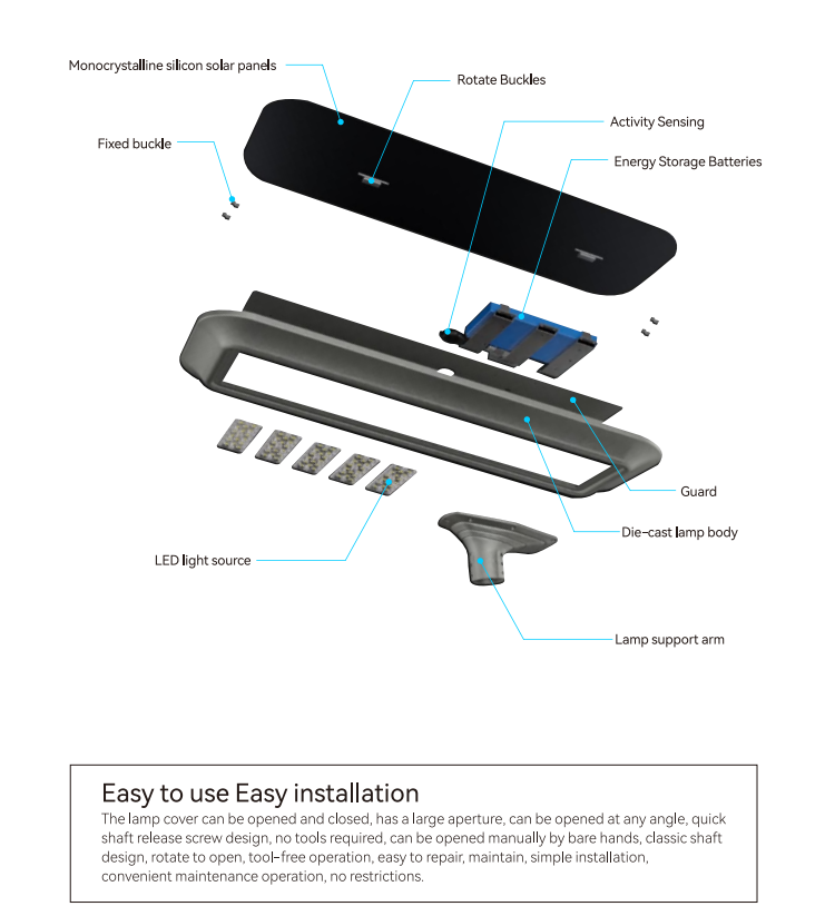 85w all in one solar street light